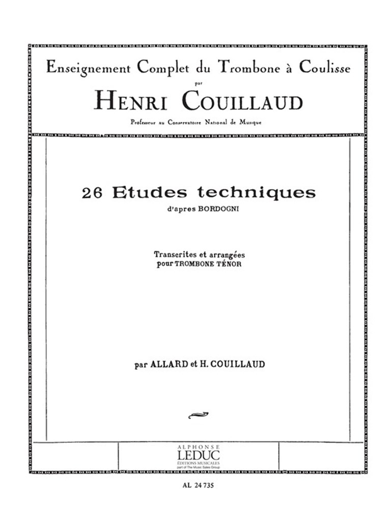 26 Etudes techniques d'apres Bordogni